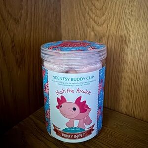 Scentsy Blush Axolotl Buddy Clip in Pink